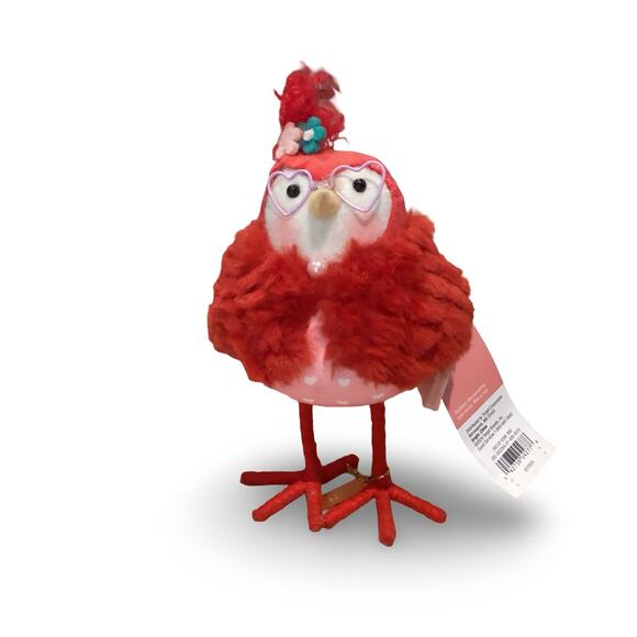 TARGET Fabric Bird FEATHERLY Friends SPRITZ Valentine - Picture 1 of 6